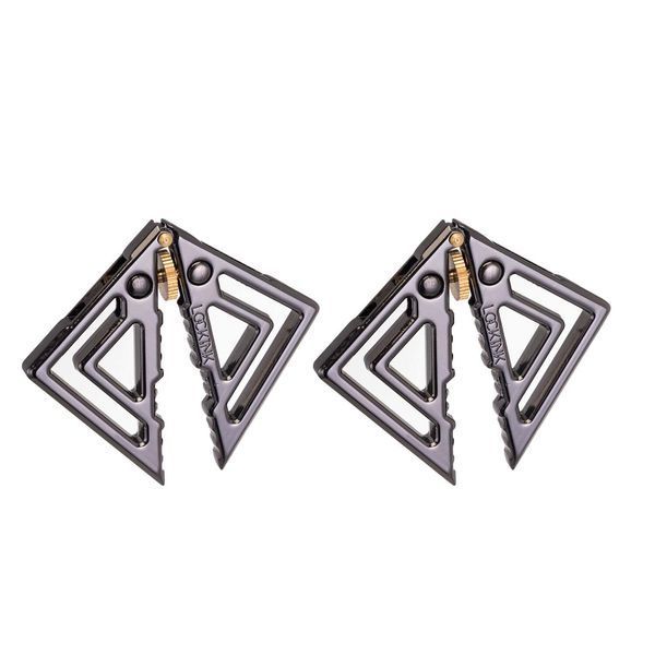 Затискачі для сосків з легкою підвіскою LOCKINK Adjustable Nipple Clamps with Light Pendant, сріблясті SX0849
