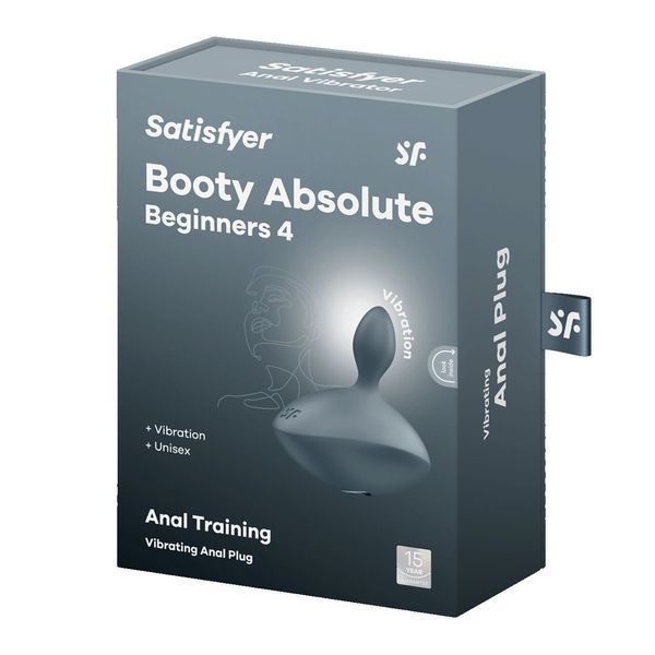 Анальна вібропробка Satisfyer Booty Absolute Beginners 4, для початківців, ввідна частина 3 см SX0545