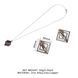 Затискачі для сосків з легкою підвіскою LOCKINK Adjustable Nipple Clamps with Light Pendant, сріблясті SX0849 фото 2