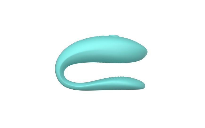 Смарт-вібратор для пар We-Vibe Sync Lite Aqua, 10 віброрежимів, можна поєднувати з проникним сексом SO8767