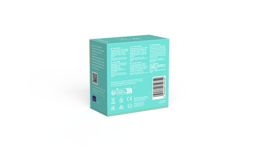Смарт-вібратор для пар We-Vibe Sync Lite Aqua, 10 віброрежимів, можна поєднувати з проникним сексом SO8767