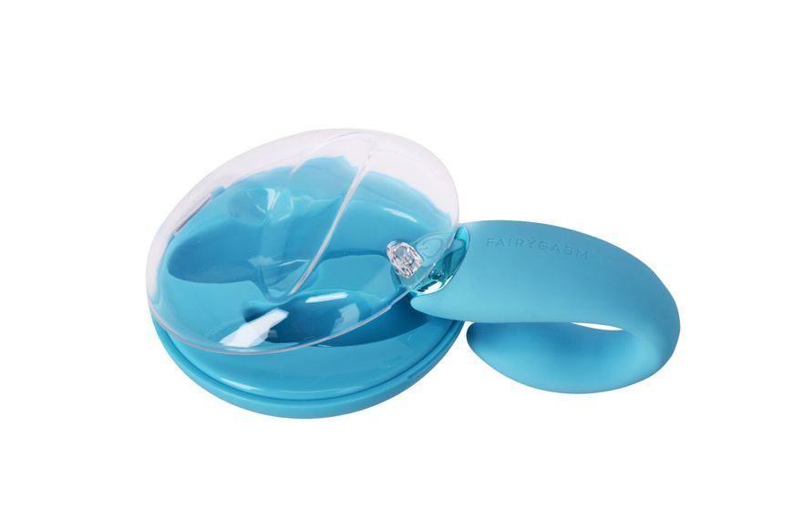 Вібратор для пар FairyGasm PleasureBerry blue, зарядний кейс, пульт ДК SX0640