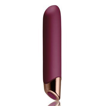 Потужний вібратор Rocks Off Chaiamo Burgundy, soft-touch силікон, до 3-х годин роботи, водостійкий SO2400