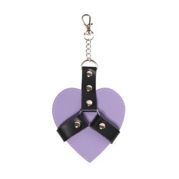 Брелок на карабіні для ключів Art of Sex Chained Heart, Лаванда SX2245