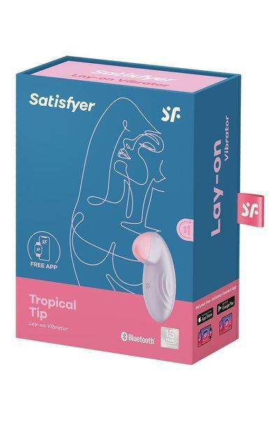 Смарт-вибратор для клитора Satisfyer Tropical Tip Light Lilac SO7141
