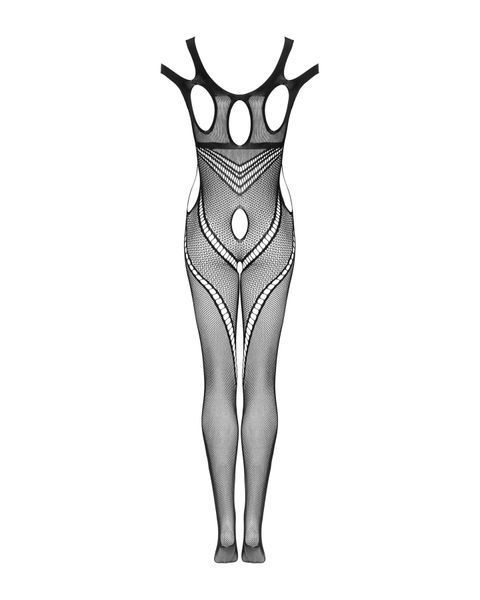 Бодістокінг Obsessive Bodystocking G322 S/M/L, фантасмагорично-силуетний крій SO7242