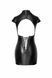 Сукня Noir Handmade F309 Fantasy, S, black, міні, під латекс, короткий рукав, шнурівка ззаду SX0291 фото 5