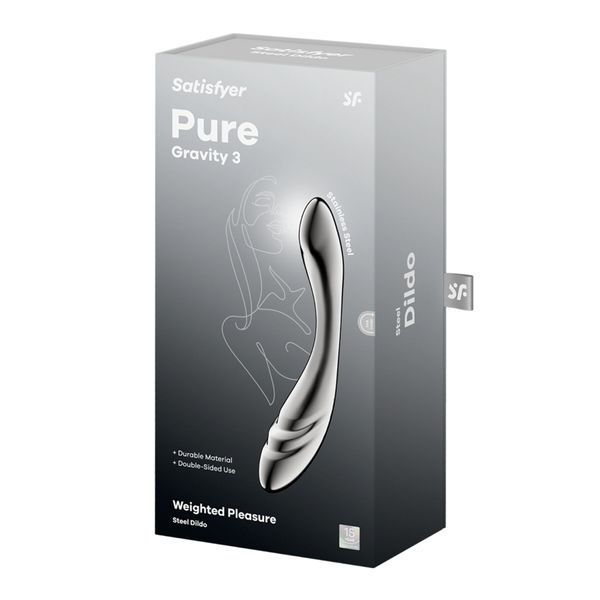 Металлический дилдо Satisfyer Pure Gravity 3 SX3255