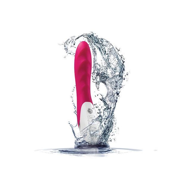 Мощный вибратор Mystim Sassy Simon Pink с двумя моторами и стимулирующим рельефом SO3467