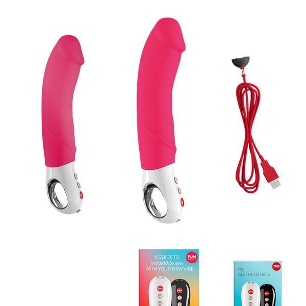 Вибратор для точки G Fun Factory BIG BOSS pink, очень мощный, 23,5 см SX0938