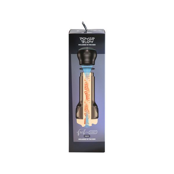 Мастурбатор-ротик Kiiroo Feel Mouth с всасывающей интерактивной насадкой PowerBlow Combo Set SX1231