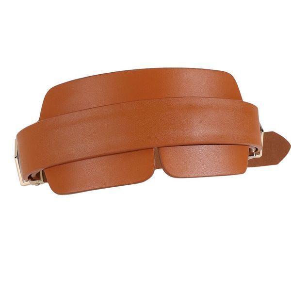 Маска на очі LOCKINK Blindfold Kit, коричнева, натуральна шкіра, регульований обсяг SX0832