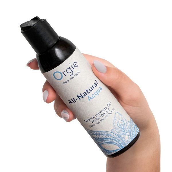 Лубрикант на водной основе Orgie All Natural Acqua, 150 мл, нелипкий, гладкий, натуральный состав SX1495
