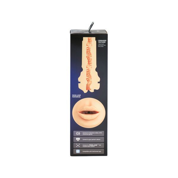 Мастурбатор-ротик Kiiroo Feel Mouth с всасывающей интерактивной насадкой PowerBlow Combo Set SX1231