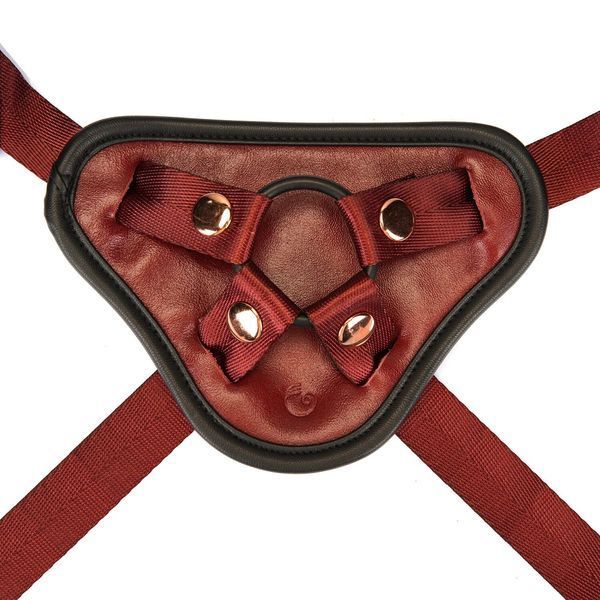 Трусики для страпона Liebe Seele Wine Red Strap-on Harness SX2812