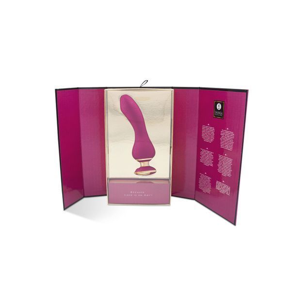 Вибратор для точки G Shunga Sanya Raspberry, гибкий ствол SO6903