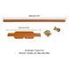 Маска на очі LOCKINK Blindfold Kit, коричнева, натуральна шкіра, регульований обсяг SX0832 фото 9