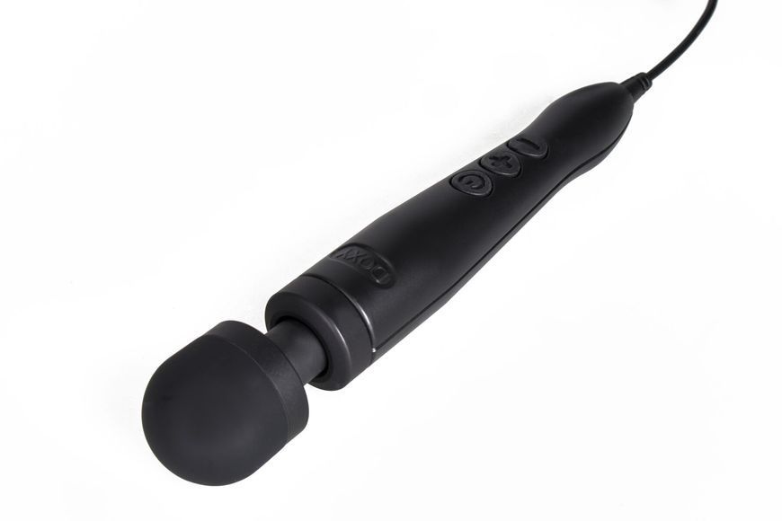 Вібромасажер DOXY Die Cast 3 Matt Black, дуже потужний, живлення 220В, металевий корпус SX2458