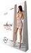 Ажурное мини-платье на тонких бретелях Passion BS096 One Size, white, плетение на груди SO8931 фото 6