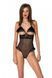 Эротическое боди Passion DOLLY BODY, S/M, black, с открытыми чашками SO9702 фото 1