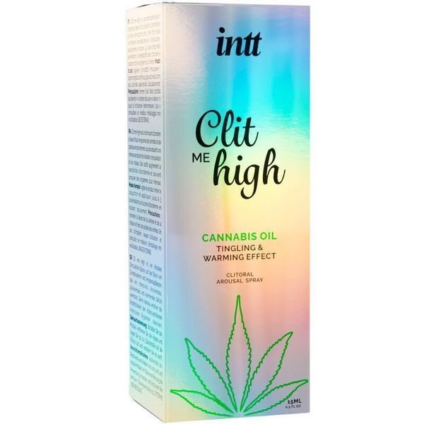 Стимулювальний гель для клітора Intt Clit Me On High Cannabis Oil 15 мл, сильна стимуляція SO8394