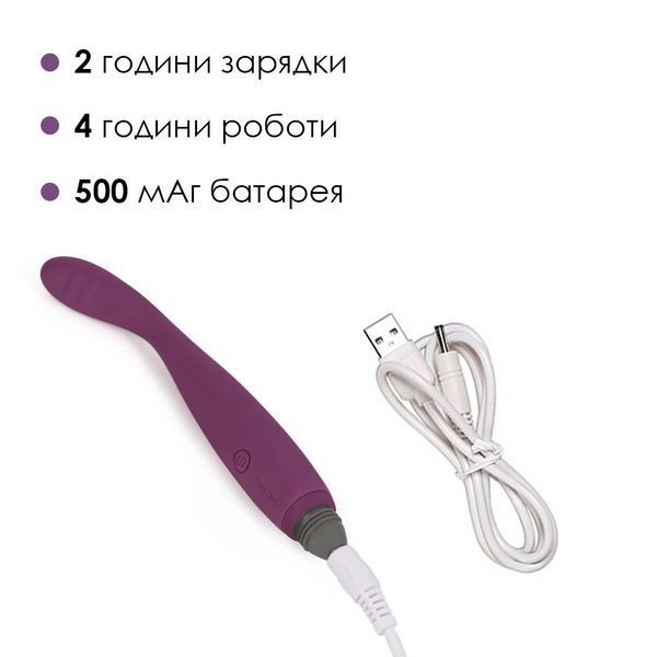 Тонкий вібратор точки G Svakom Cici Violet SO4843