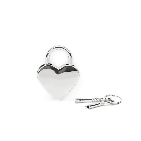Замочек Liebe Seele Heart Shape Padlock Silver (2 шт) SX1679