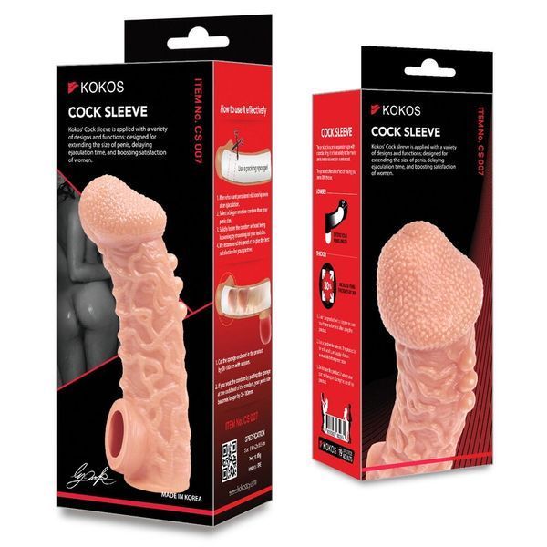 Насадка на член Kokos Cock Sleeve CS 007 L SX1464