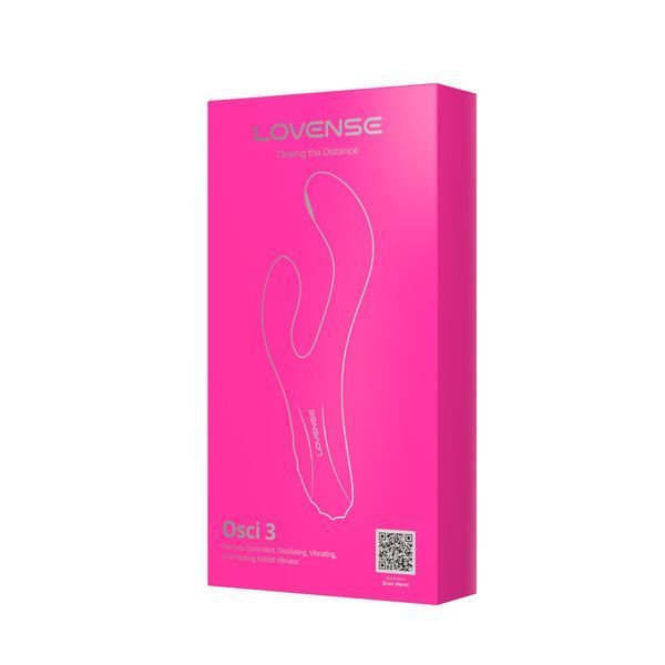 Осциллирующий смарт вибратор-кролик для точки G Lovense Osci 3, подогрев SX1314