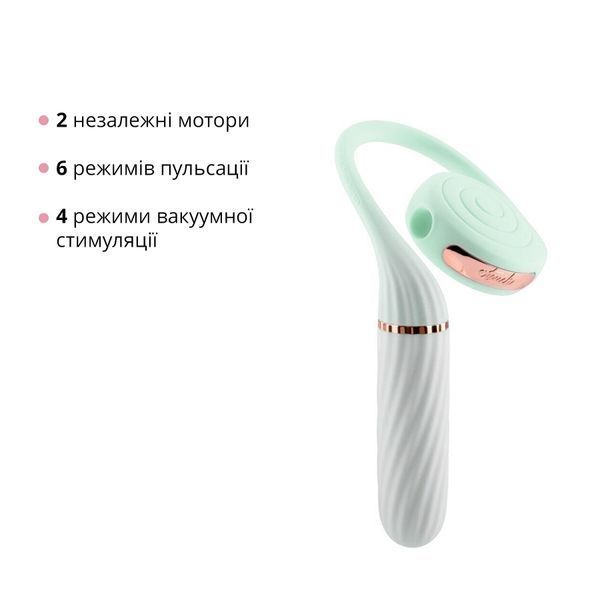 Пульсатор з вакуумною стимуляцією Otouch LOLLIPOP Teal SO9427