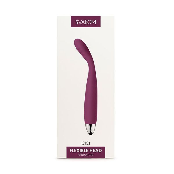 Тонкий вібратор точки G Svakom Cici Violet SO4843