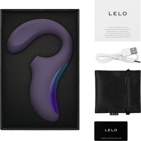 Клиторально-вагинальный звуковой стимулятор LELO Enigma WAVE Cyber Purple, 3 типа стимуляции SX0686