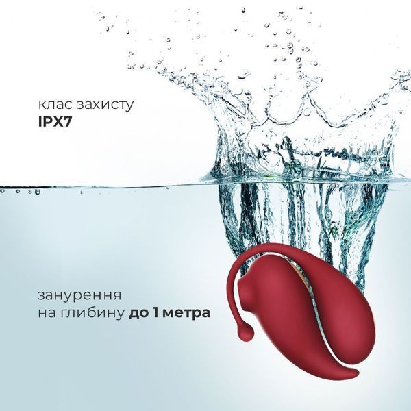 Смарт игрушка Adrien Lastic Inspiration: виброяйцо и вакуумный стимулятор с управлением со смартфона SO4480