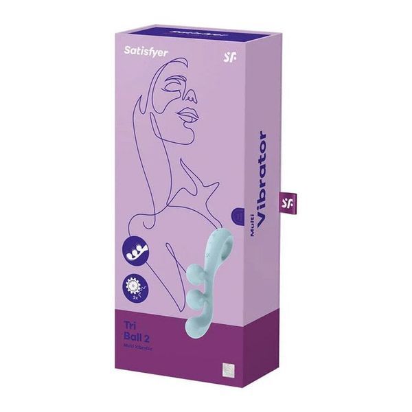 Универсальный вибратор Satisfyer Tri Ball 2, 3 мотора, гнется SO7784