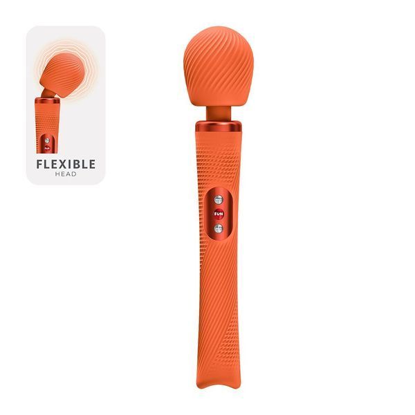 Вібромасажер Fun Factory VIM Vibrating Wand Orange, суперпотужний та легкий, до 6 годин роботи SX3661