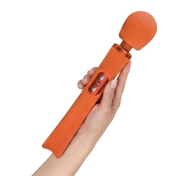 Вібромасажер Fun Factory VIM Vibrating Wand Orange, суперпотужний та легкий, до 6 годин роботи SX3661