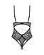 Тедди с доступом Obsessive Blomentis crotchless teddy, XL/2XL, прозрачное, открытая спина, низ-стринги SX1029 фото 4