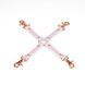 Крестовина Liebe Seele White & Pink Leather Hogtie SX2830 фото 1