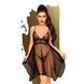 Бебі-дол з ажурним бралетом та асиметричним подолом Penthouse - Naughty Doll Black M/L SO4329 фото 1