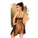 Бебі-дол з ажурним бралетом та асиметричним подолом Penthouse - Naughty Doll Black M/L SO4329 фото 2