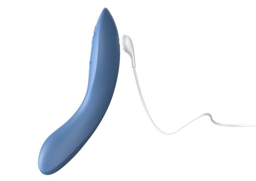 Смарт-вібратор We-Vibe Rave 2 Twisted Pleasure Blue, для точки G та входу в піхву, 2 мотори SO8768