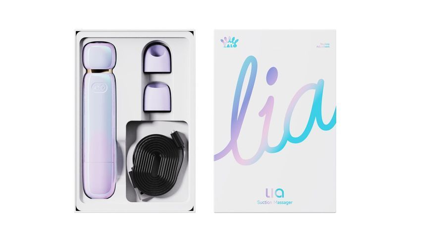 Вакуумный клиторальный стимулятор Zalo Lia Floral White SX2685