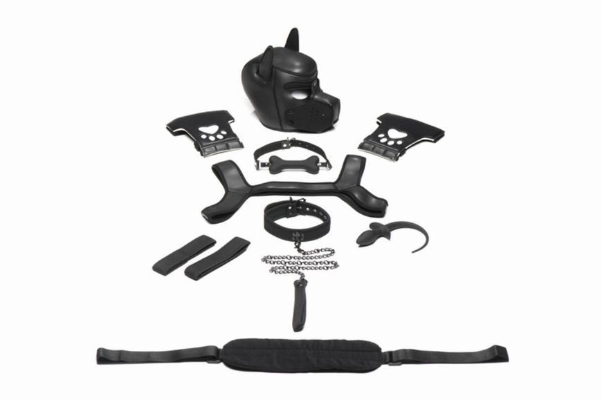 Набор BDSM щенка Master Series Luxury Pup Arsenal Set - Black SX1194