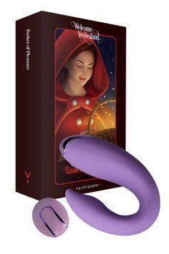 Вібратор для пар FairyGasm PleasureBerry violet, зарядний кейс, пульт ДК SX0642