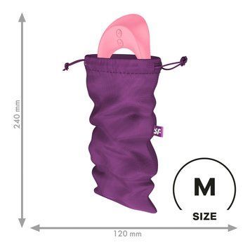 Мішечок для секс-іграшок Satisfyer Treasure Bag M, фіолетовий, на шнурку SX0547