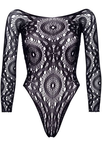 Еротичне боді-бодістокінг Leg Avenue Snap crotch thong back teddy Black M/L SO9132
