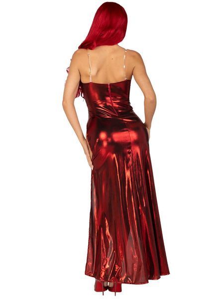 Эротическое платье Leg Avenue Shimmer bodysuit with skirt S SO9185