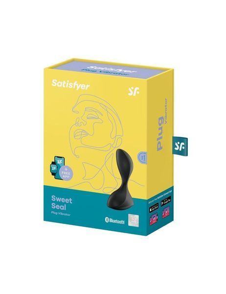 Анальная смарт-пробка с вибрацией Satisfyer Sweet Seal Black SO6100