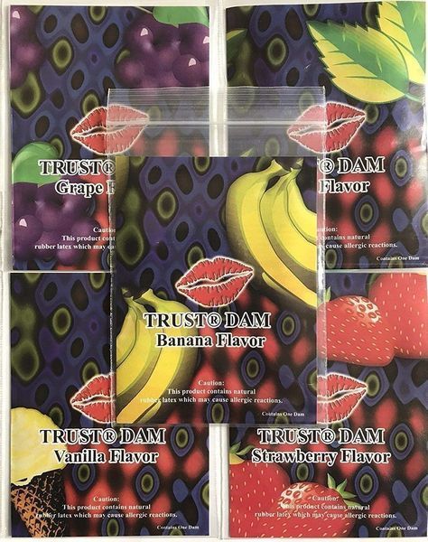 Набор латексных салфеток Latex Dental Dams Assorted 100 шт SX1260