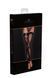 Чулки без мыска Noir Handmade F243 Tulle stockings with patterned flock embroidery, 3XL SX0160 фото 6